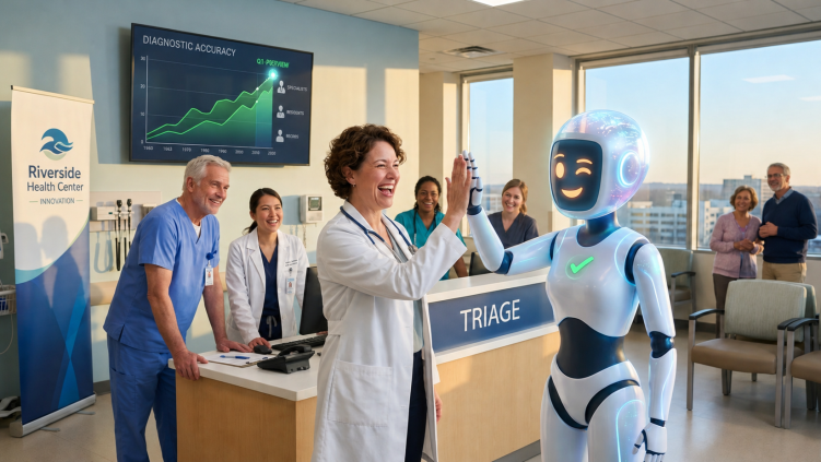 AI e medicina: il vantaggio si misura anche dove l'informazione manca