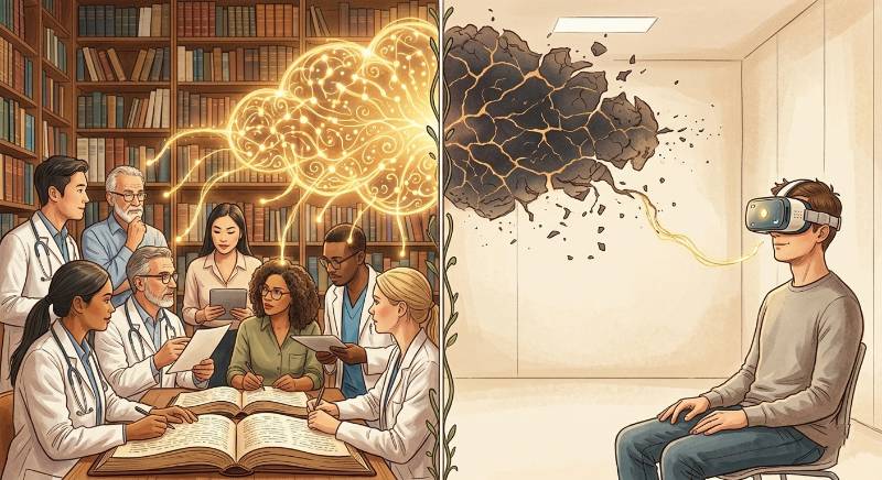 Knowledge Collapse: cosa succede quando smettiamo di pensare perché la macchina risponde